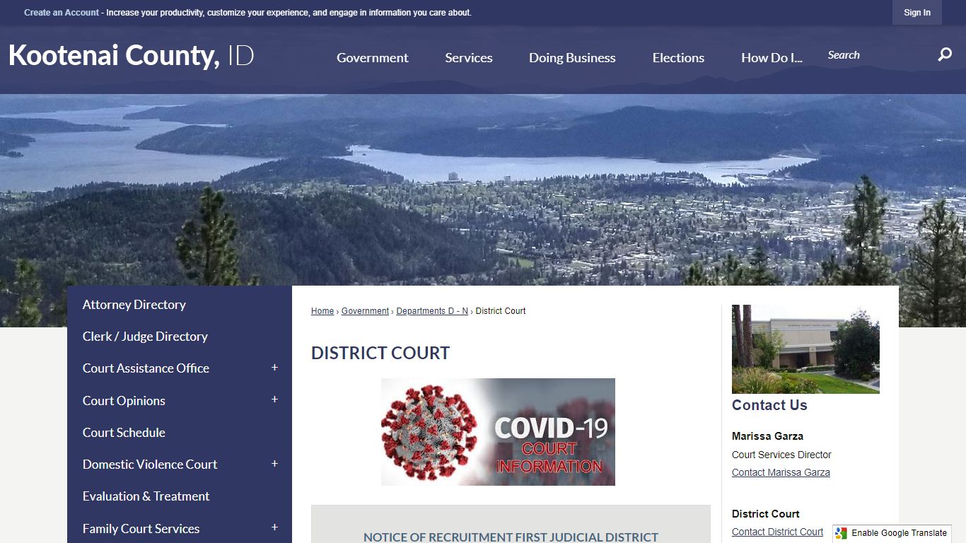 District Court | Kootenai County, ID